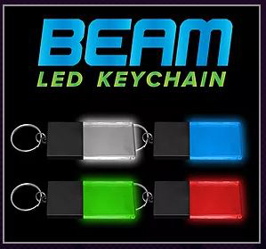 Beam Custom Engraved LED Light-up Glow Acrylic Key Chains Beam Custom Engraved LED Light-up Glow Acrylic Key Chains