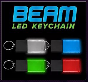 Beam Custom Engraved LED Light-up Glow Acrylic Key Chains