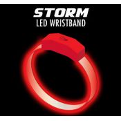 Red - Red - Storm LED Wristband