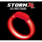 Red / Red - Storm XL LED Glow Light Bracelet