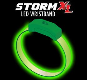 Green - Storm LED Wristband