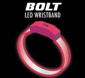 Pink - Pink Custom Light Wave Bracelet