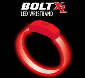 Bolt XL - Red - Red Custom Light Wave Bracelet