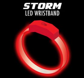 Red - Red - Storm LED Wristband