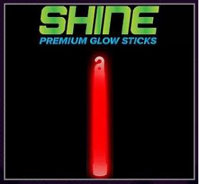 Premium Shine Bright - Red Glow Stick
